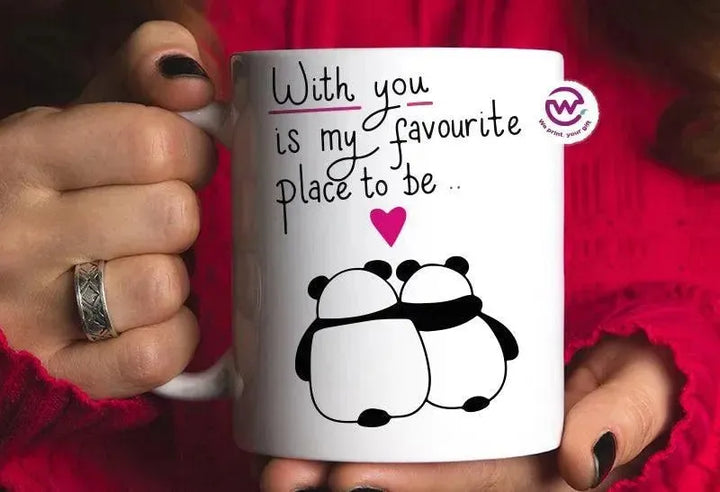 Custom Mugs-Ordinary- Panda - WE PRINT