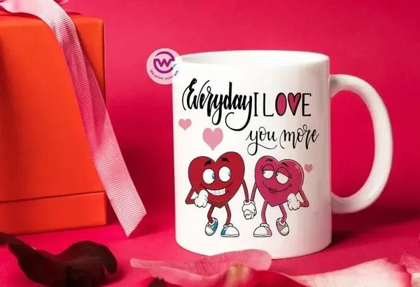 Custom Mugs-Ordinary - Valentine's Day - love is .. - WE PRINT