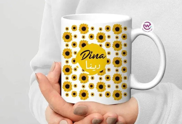 Custom personalized mugs -Names-C - WE PRINT