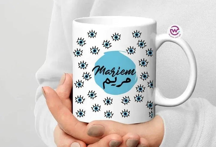 Custom personalized mugs -Names-C - WE PRINT