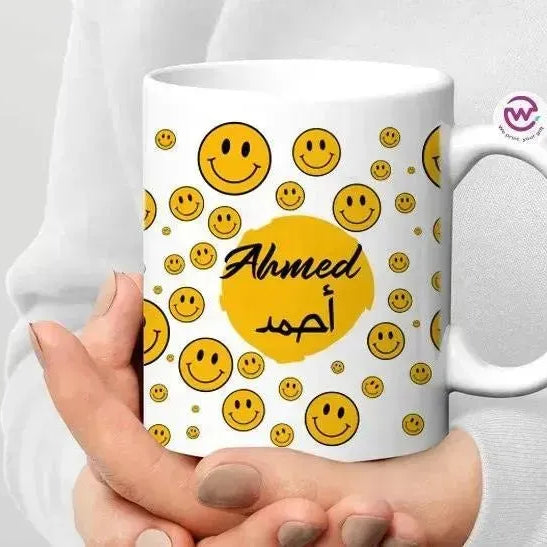 Custom personalized mugs -Names-C - WE PRINT