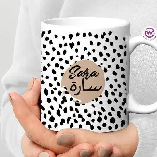 Custom personalized mugs -Names-C - WE PRINT