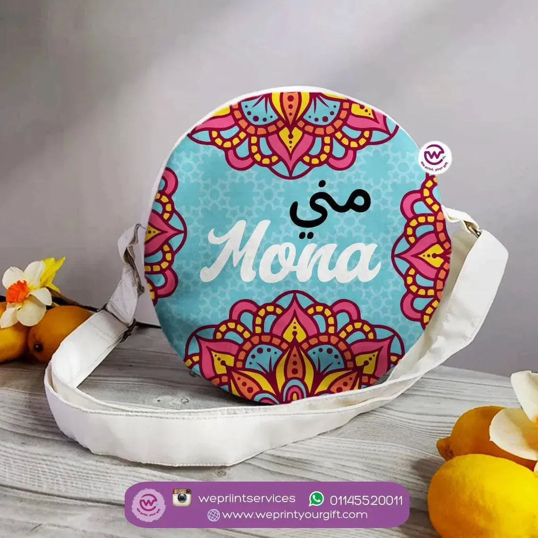 Custom Round Bag - Mandala - WE PRINT