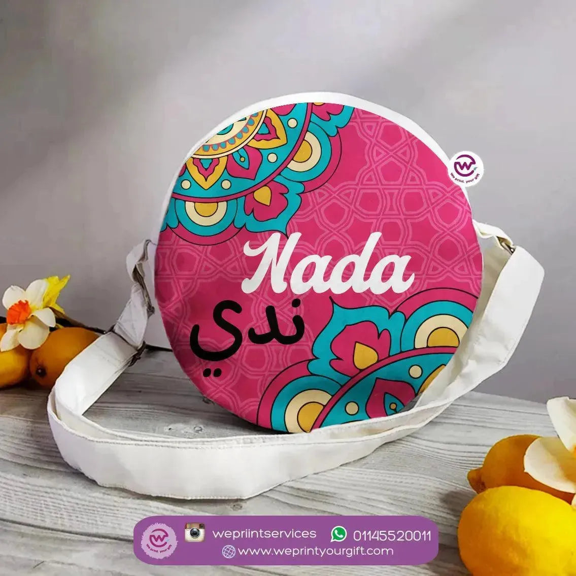 Custom Round Bag - Mandala - WE PRINT