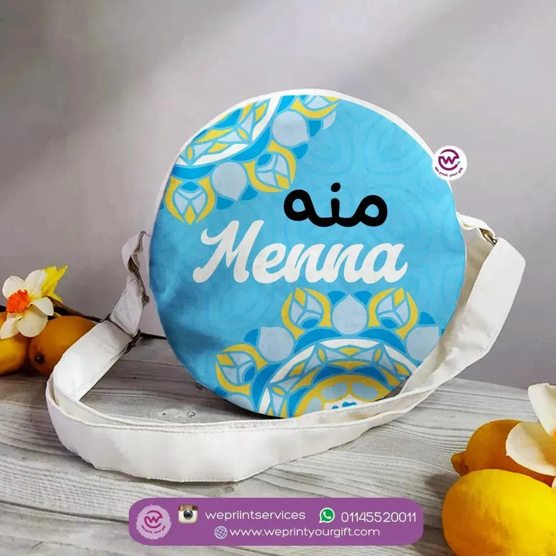 Custom Round Bag - Mandala - WE PRINT