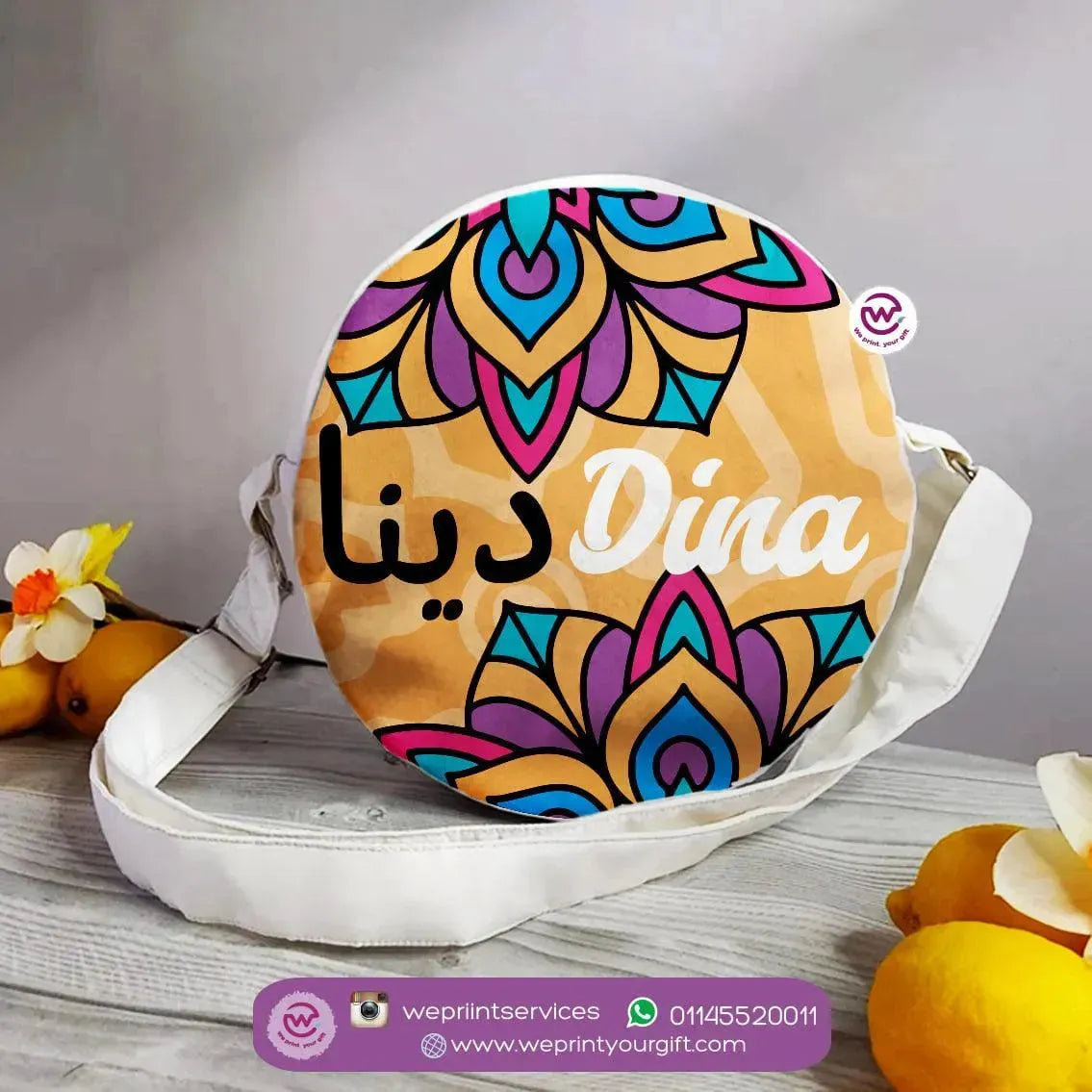 Custom Round Bag - Mandala - WE PRINT