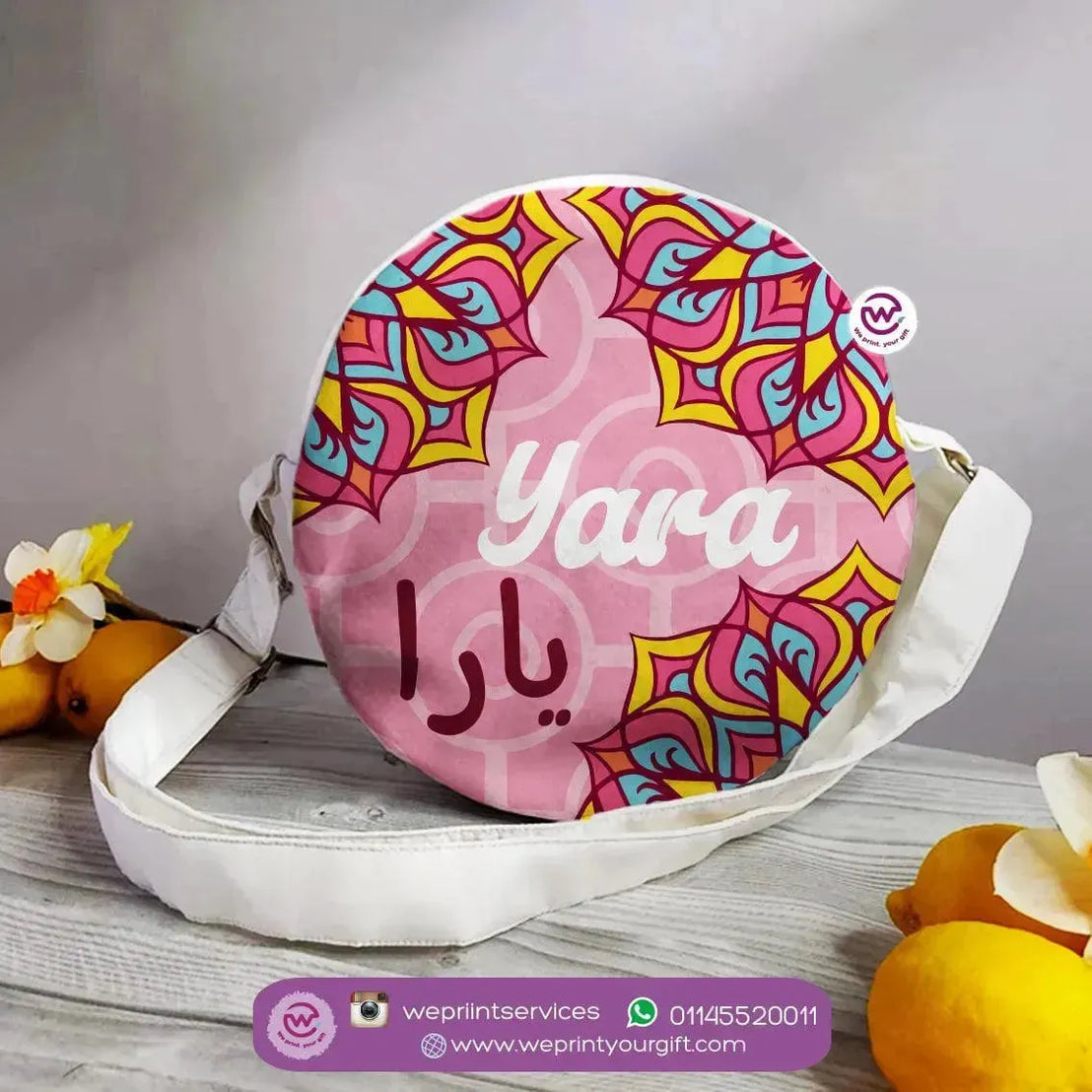 Custom Round Bag - Mandala - WE PRINT