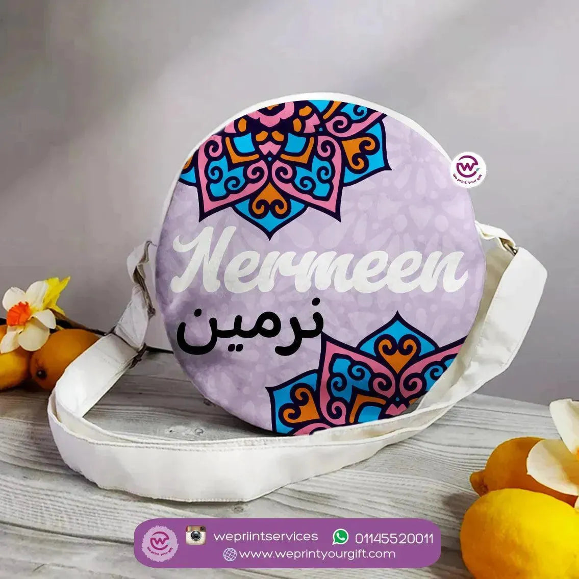 Custom Round Bag - Mandala - WE PRINT