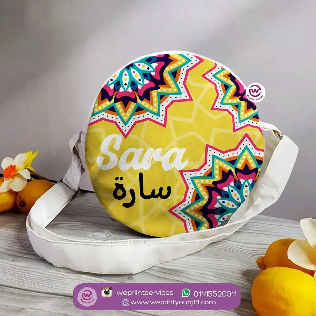 Custom Round Bag - Mandala - WE PRINT