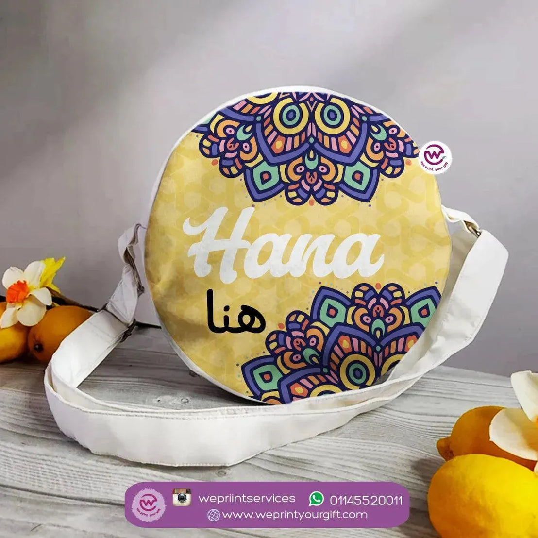 Custom Round Bag - Mandala - WE PRINT