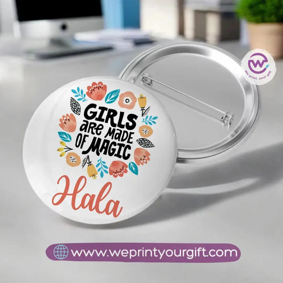 Customized Pin- Names - WE PRINT