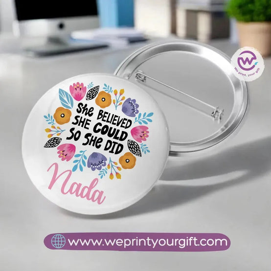 Customized Pin- Names - WE PRINT