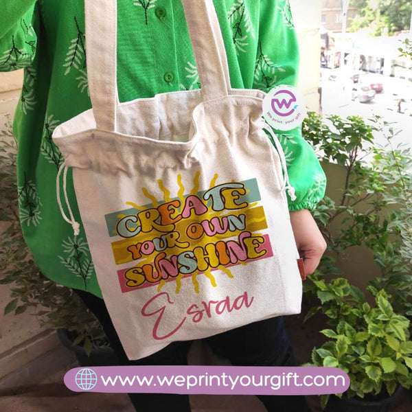 Tote bag with string-Names