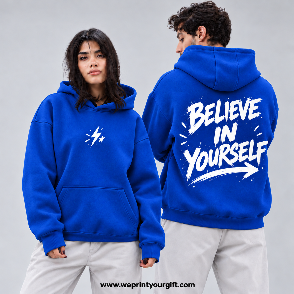Unisex "Daily Inspiration" Hoodie - Premium Melton Cotton