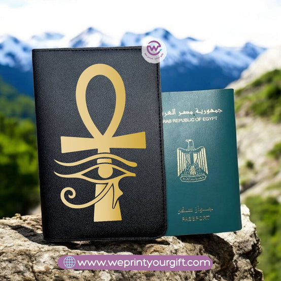 Egyptian Pharaonic Passport Cover – Artistic Travel Edition