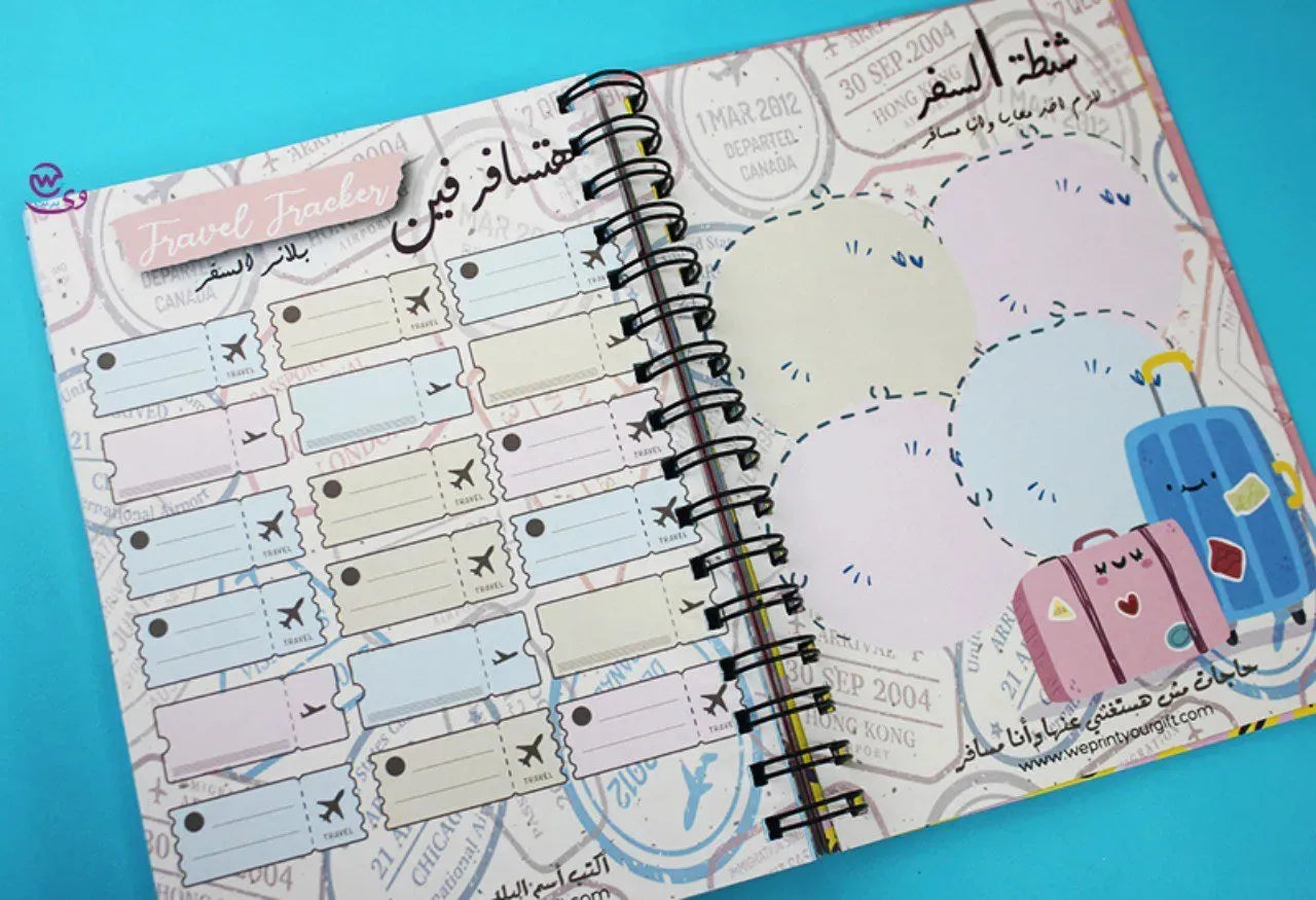 Daily Agenda-Agenda - ( 91 Papers -182 pages )-Flamingos - WE PRINT