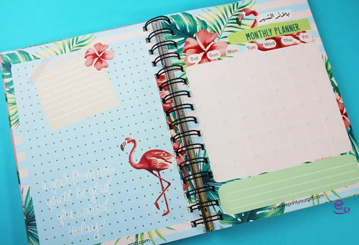 Daily Agenda-Flamingos - WE PRINT