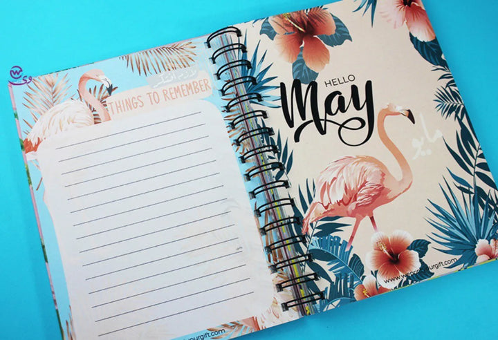 Daily Agenda-Flamingos - WE PRINT