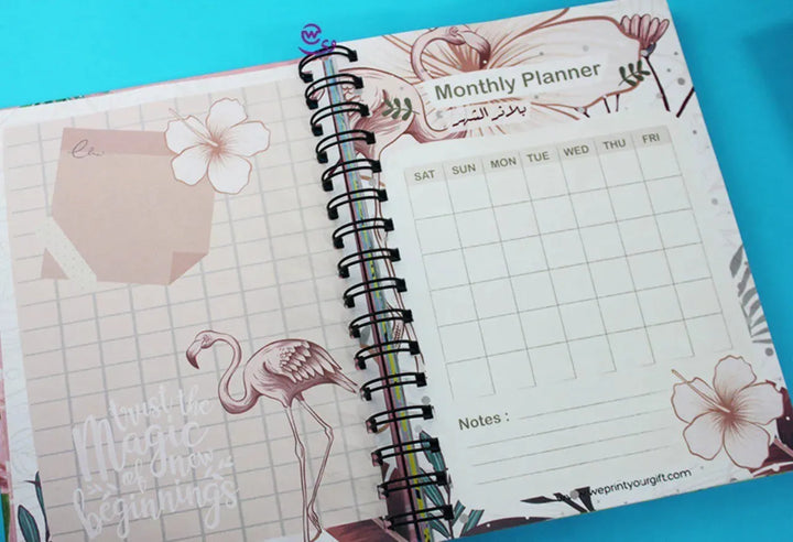 Daily Agenda-Flamingos - WE PRINT