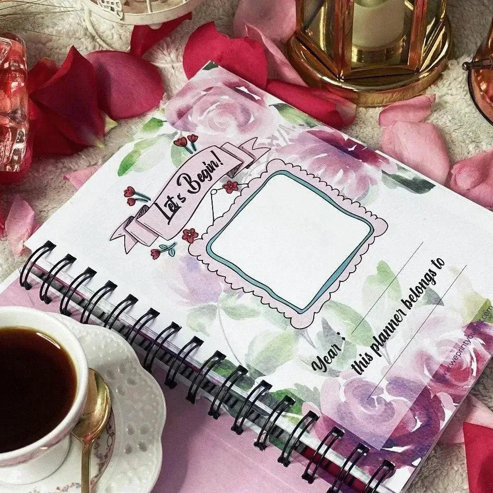 Daily planner-Blooming Flowers - WE PRINT
