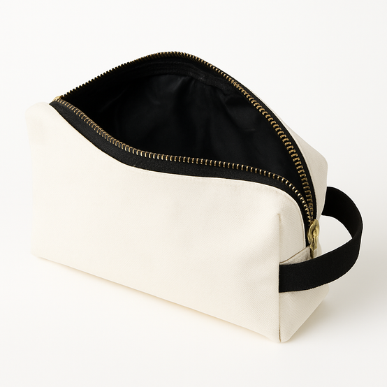 Boxy Makeup Bag- With Inner Lining  - Buy 2 Get 1 Free
