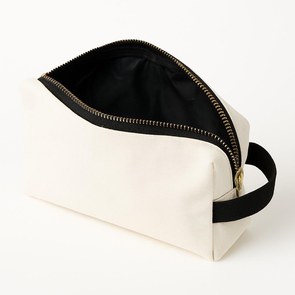 Boxy Makeup Bag- With Inner Lining  - Buy 2 Get 1 Free