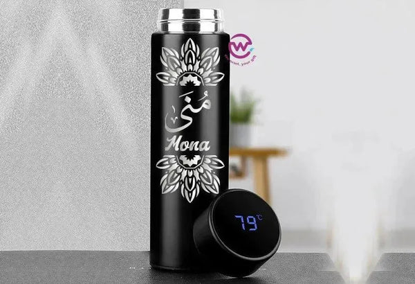 Digital Thermal Thermos - Arabic Name A - WE PRINT