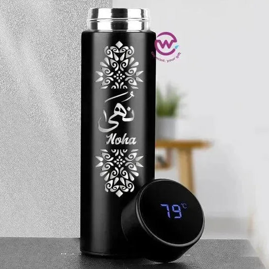 Digital Thermal Thermos - Arabic Name A - WE PRINT