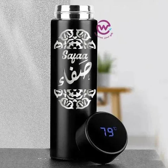 Digital Thermal Thermos - Arabic Name A - WE PRINT