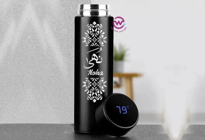 Digital Thermal Thermos - Arabic Name A - WE PRINT