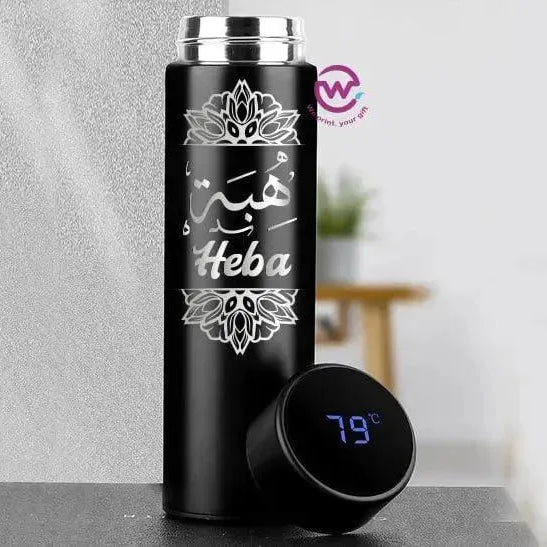Digital Thermal Thermos - Arabic Name A - WE PRINT