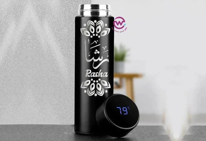 Digital Thermal Thermos - Arabic Name A - WE PRINT