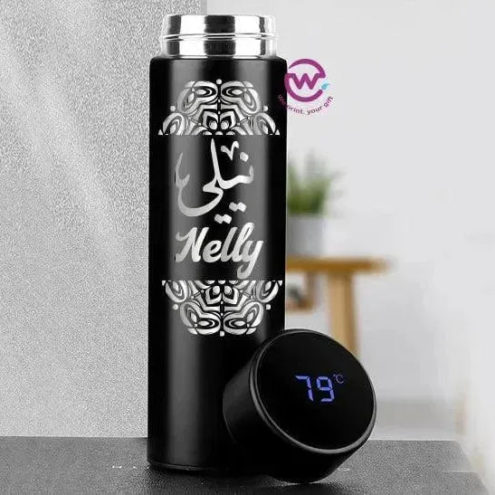 Digital Thermal Thermos - Arabic Name A - WE PRINT