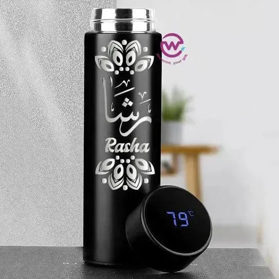 Digital Thermal Thermos - Arabic Name A - WE PRINT