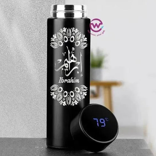 Digital Thermal Thermos - Arabic Name A - WE PRINT