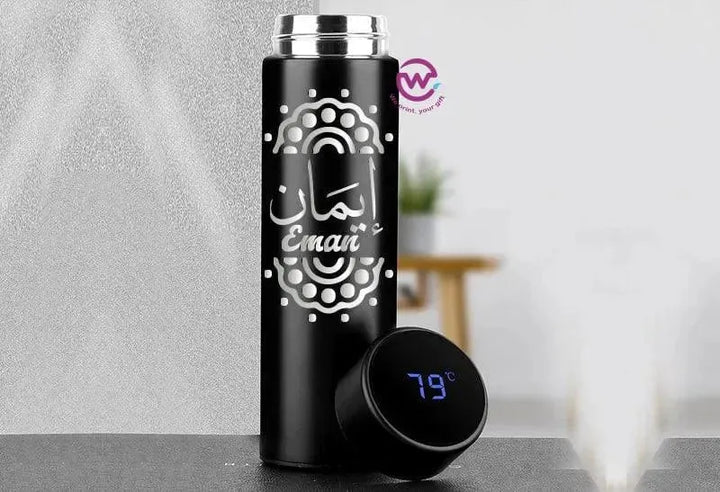 Digital Thermal Thermos - Arabic Name A - WE PRINT