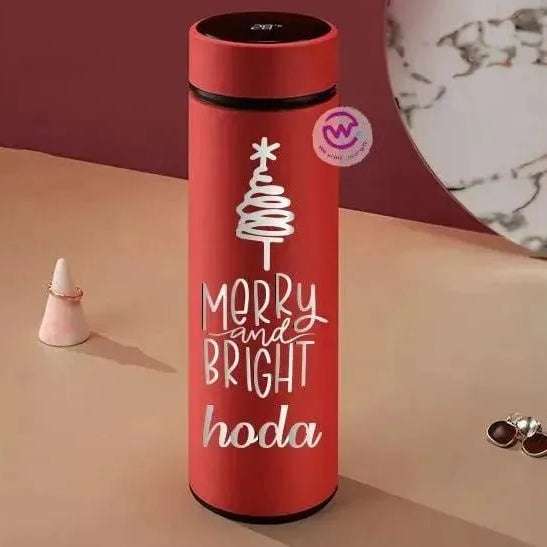 Digital Thermal Thermos -Christmas - WE PRINT