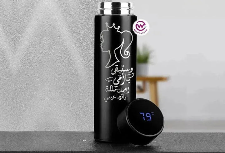 Digital Thermal Thermos -MOM - WE PRINT