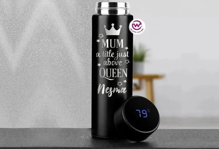 Digital Thermal Thermos -MOM - WE PRINT