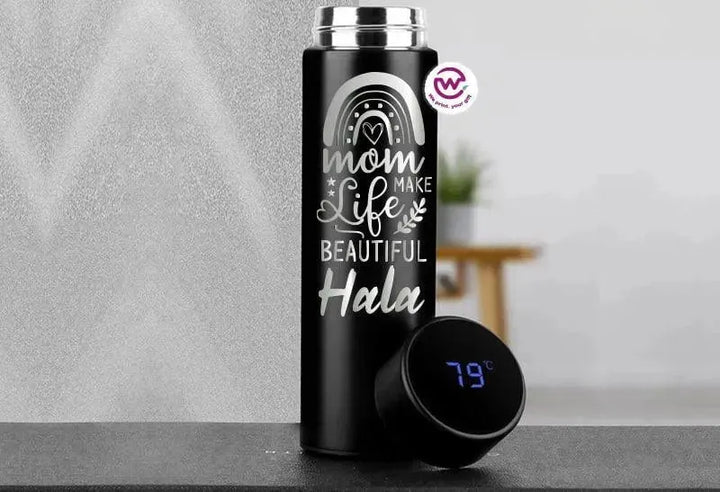 Digital Thermal Thermos -MOM - WE PRINT