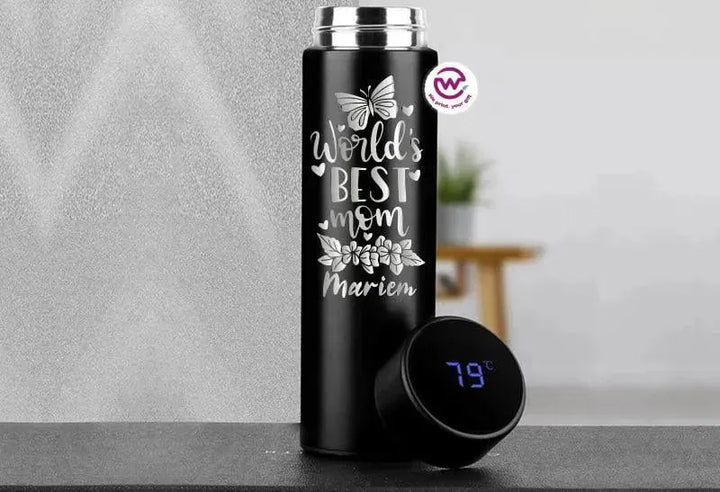 Digital Thermal Thermos -MOM - WE PRINT