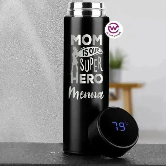 Digital Thermal Thermos -MOM - WE PRINT