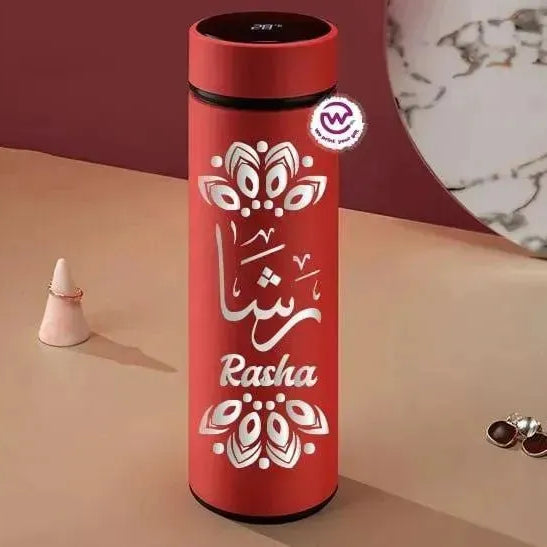 Digital Thermal Thermos -Names B - WE PRINT