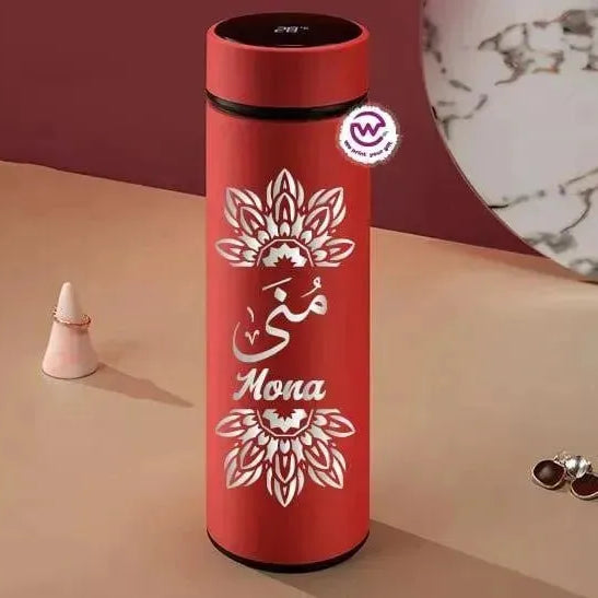 Digital Thermal Thermos -Names B - WE PRINT