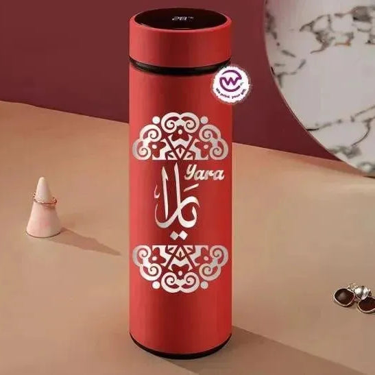 Digital Thermal Thermos -Names B - WE PRINT