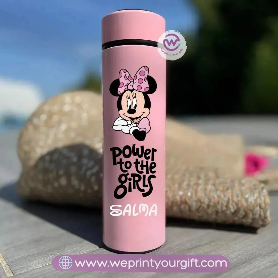 Digital Thermal Thermos-pink-Minnie mouse - WE PRINT