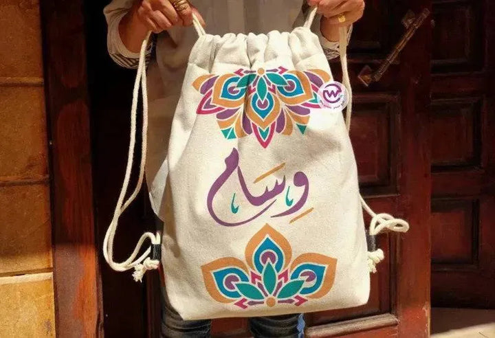 Drawstring Bag - Mandala - WE PRINT