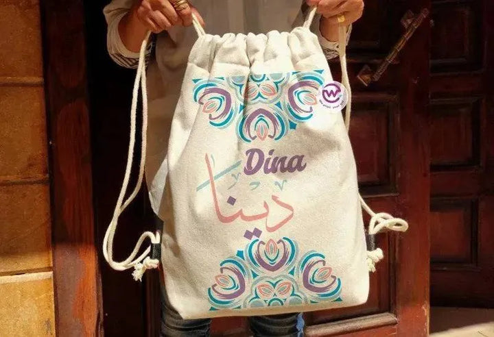 Drawstring Bag - Mandala - WE PRINT