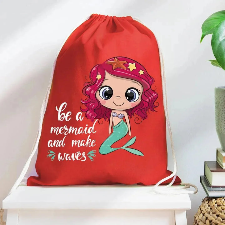 Drawstring Bag - Mermaid - WE PRINT