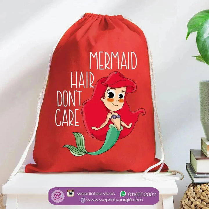 Drawstring Bag - Mermaid - WE PRINT